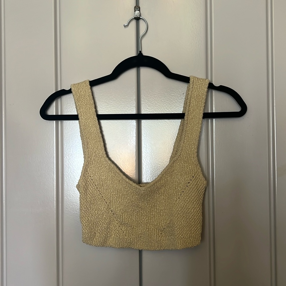 UO Samoma Ribbed Bra Top